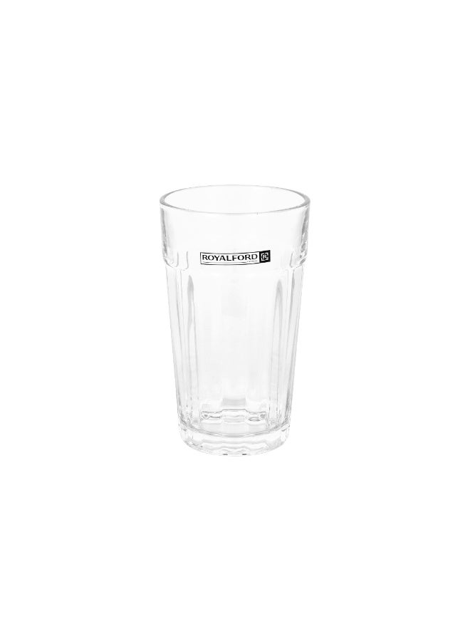 Royalford 330 ml Transparent Glass Tumbler Set- RF12807/ Multi-Purpose, Perfect for Hot and Cold Beverages like Tea, Coffee, Water, Juices/ Lead-Free, Crystal Clear Construction clear - Image 3