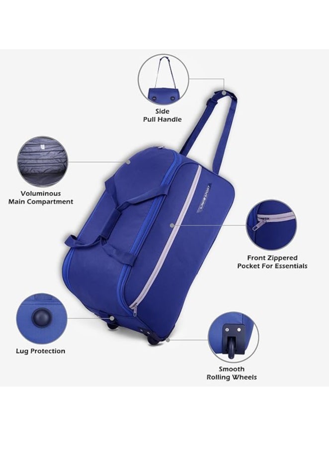 Lavie Sport Lino M Duffle Wheeler Bag | 2 Wheel Duffle Bag | Duffle Bag with Adjustable Handle  - Image 3