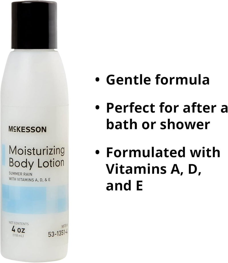 McKesson Moisturizing Body Lotion with Vitamins A D E Summer Rain Scent 4 oz 1 Count - Image 2
