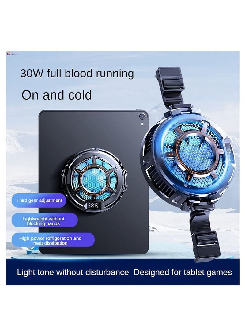 Generic - New Cx05 Tablet Magnetic Cooler Flat panel Radiator Three speed Adjustment Semiconductor Rapid With Pair OF TWO Memo Finger Sleeve - Image 1