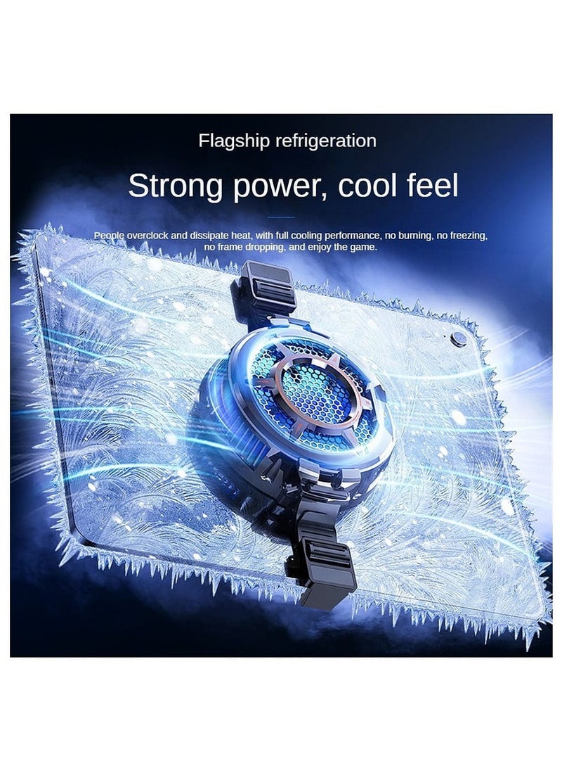 Generic - New Cx05 Tablet Magnetic Cooler Flat panel Radiator Three speed Adjustment Semiconductor Rapid With Pair OF TWO Memo Finger Sleeve - Image 1