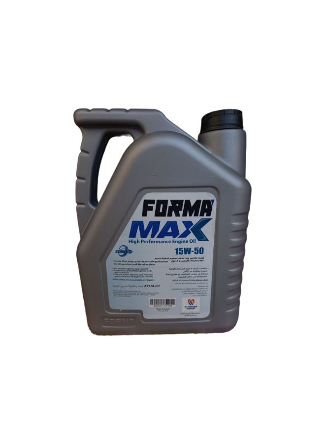 فورما زيت موتور FORMA MAX 15W50 متعدد الاستخدام – 5 لتر - Image 2