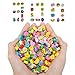 QDXATIVP 300PCS Mini Cute Pencil Erasers for KidsFun Fruits Animals Numbers Cakes Smiling Faces Assorted Novelty Erasers for Student Prize Homework Awards Party Gifts School SuppliesAnimals and Fruits - Image 3