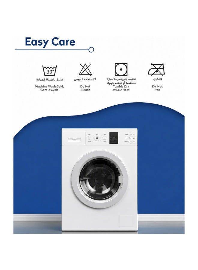 SMART HOME Summer double Comforter fits a 200x200 cm bed. Reversible. Double-stuffed bedspread set. 6-piece microfiber sleeping set (Comforter, elastic mattress protector, 2 pillowcases, and 2 square pillowcases). Comforter size: 250x230 cm, mattress protector size: 200x200+30 cm - Image 5