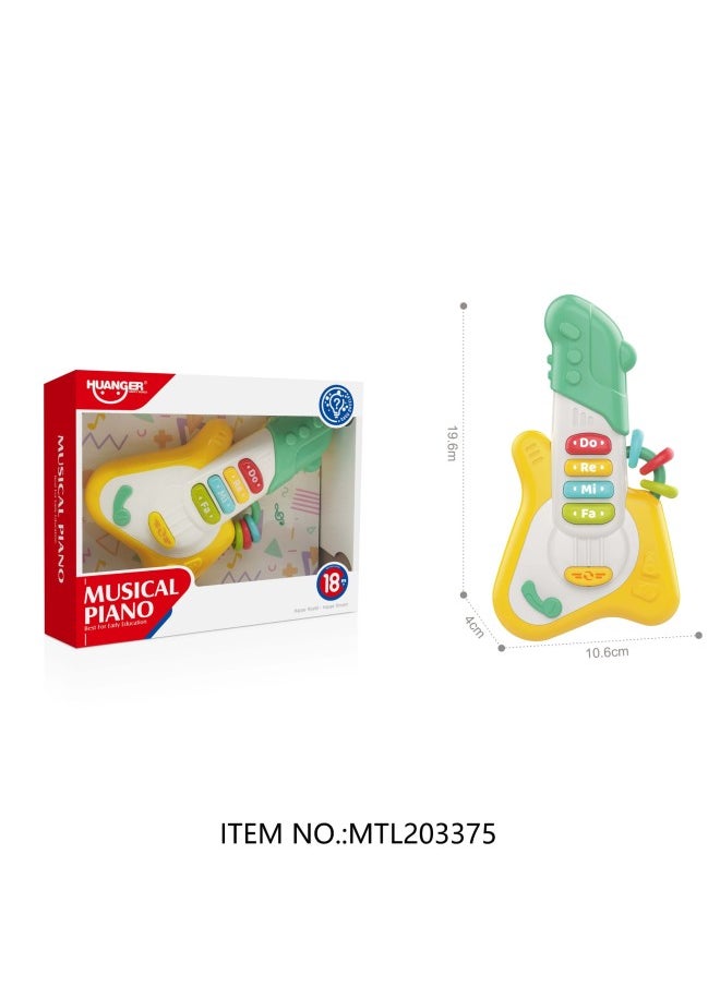 Generic - Infant Early Education Music Sound And Light Cartoon Elephant Dinosaur Digital Keyboard Baby Baby Cognitive Enlightenment Animal Toy Keyboard-Color:Baby Sound And Light Elephant Keyboard Two Colors Mixed - Image 1