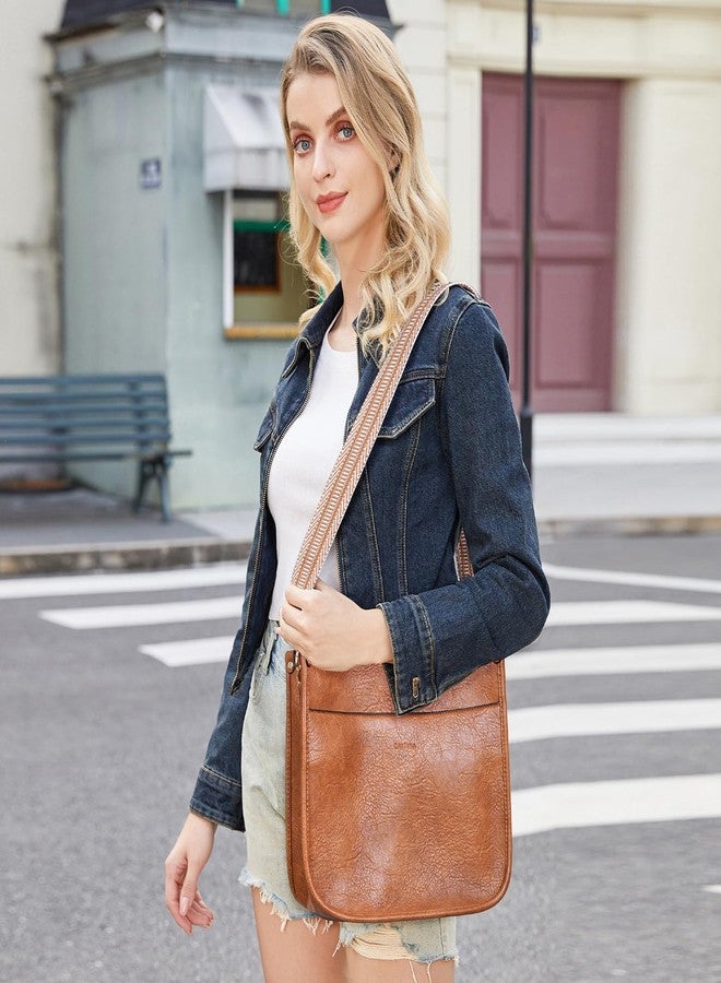 Caitina Crossbody Bag Women Vegan Leather Hobo Handbag Trendy Crossbody Shoulder Bag Purses For Women with 2 Adjustable Strap, A1-1 Zong, 12 x 3.5 x 10 inches - Image 2