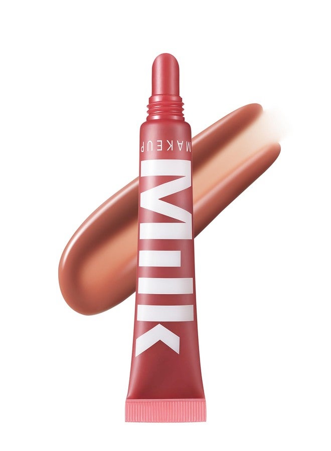 Milk Makeup Balmade Electrolyte Lip Balm - Hydrating, Sheer Gloss Nourishes + Replenishes Moisture - Clean, Vegan Formula with High-Shine Finish - Quench (Brown Beige, Tropical Coconut), 0.4oz - Image 1