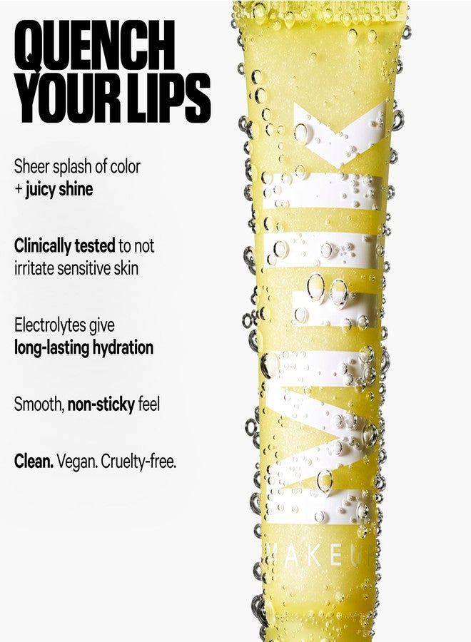 Milk Makeup Balmade Electrolyte Lip Balm - Hydrating, Sheer Gloss Nourishes + Replenishes Moisture - Clean, Vegan Formula with High-Shine Finish - Quench (Brown Beige, Tropical Coconut), 0.4oz - Image 2