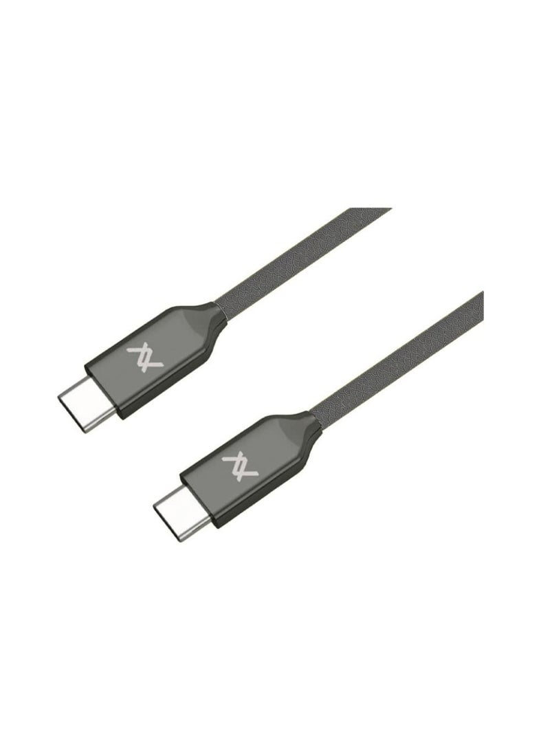 MP335 USB-C to USB-C Cable Syncing 20V 5A Max 100W 2M - Grey