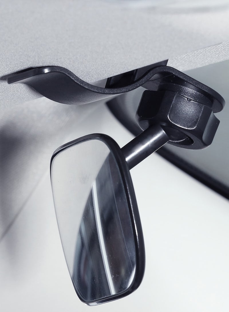 SOLARAE HD Interior Blind Spot Mirror for Car Rearview, 360-Degree Rotating Adjustable Angle, Easily Fixed on Sun Visor, Perfect for Observing Back Seat Baby and Eliminating Road Visual Blind Spots. - Image 5