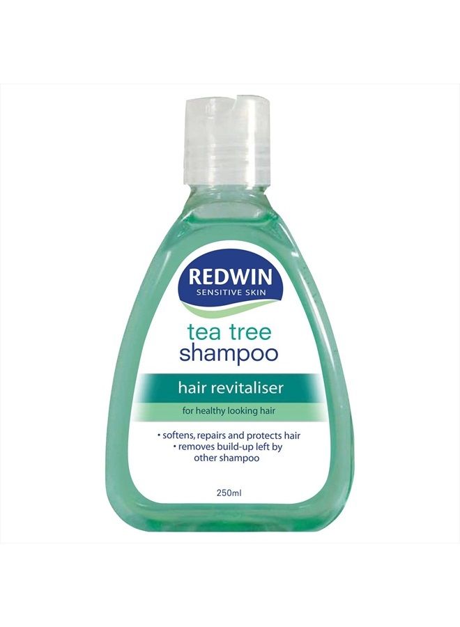 Tea Tree Shampoo 250ml Hair revitaliser for healthy looking hair for sensitive skin import from Australia