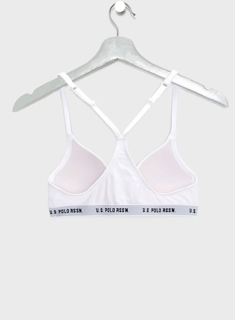 U.S. Polo Assn. Logo Band Lingerie Set