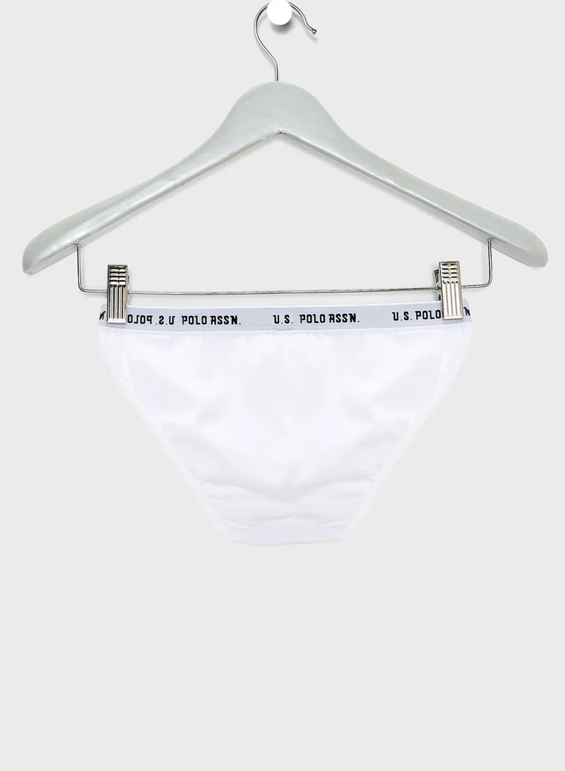 U.S. Polo Assn. Logo Band Lingerie Set