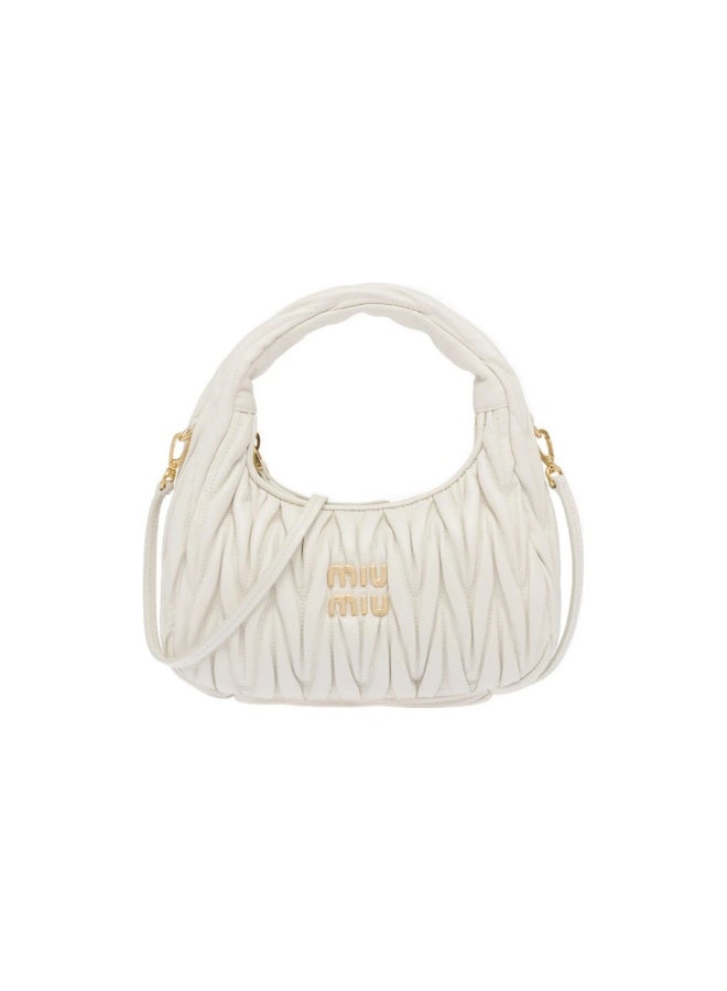 MIU MIU Wander Matelass é Crescent Bag Women's Handbag Adjustable Shoulder Bag - Image 1