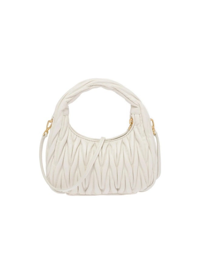 MIU MIU Wander Matelass é Crescent Bag Women's Handbag Adjustable Shoulder Bag - Image 3