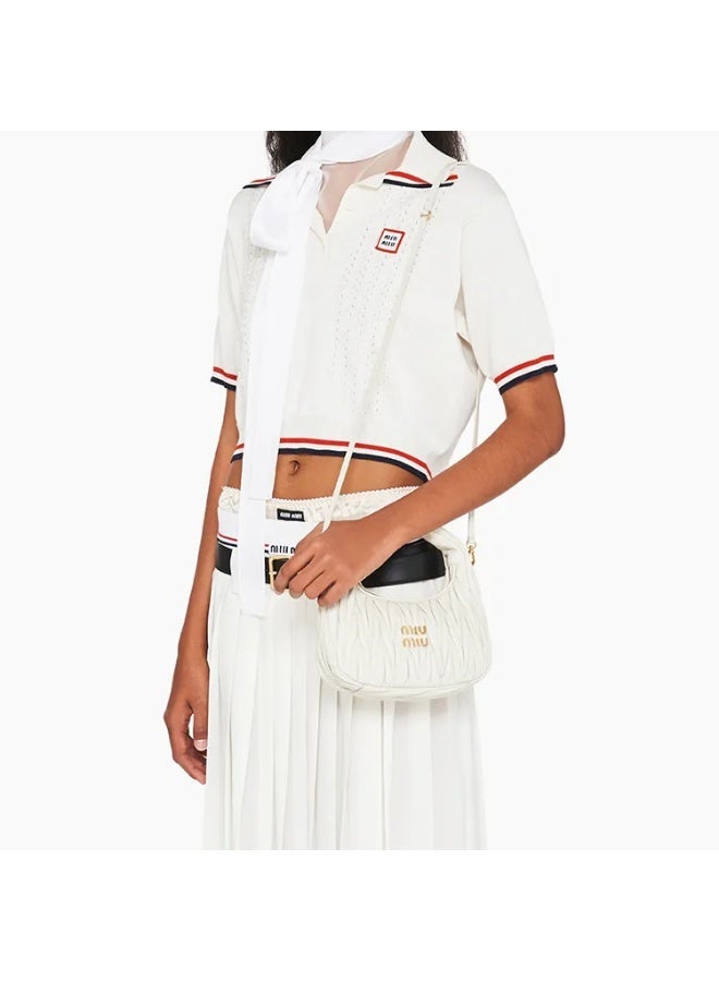 MIU MIU Wander Matelass é Crescent Bag Women's Handbag Adjustable Shoulder Bag - Image 5