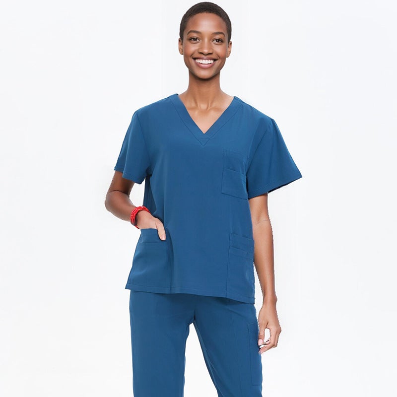 Export Workwear, Washable Surgical Gowns, Elastic Surgical Gowns For Men And Women, Short-Sleeved Operating Room Doctor Scrub Suits, - Image 1