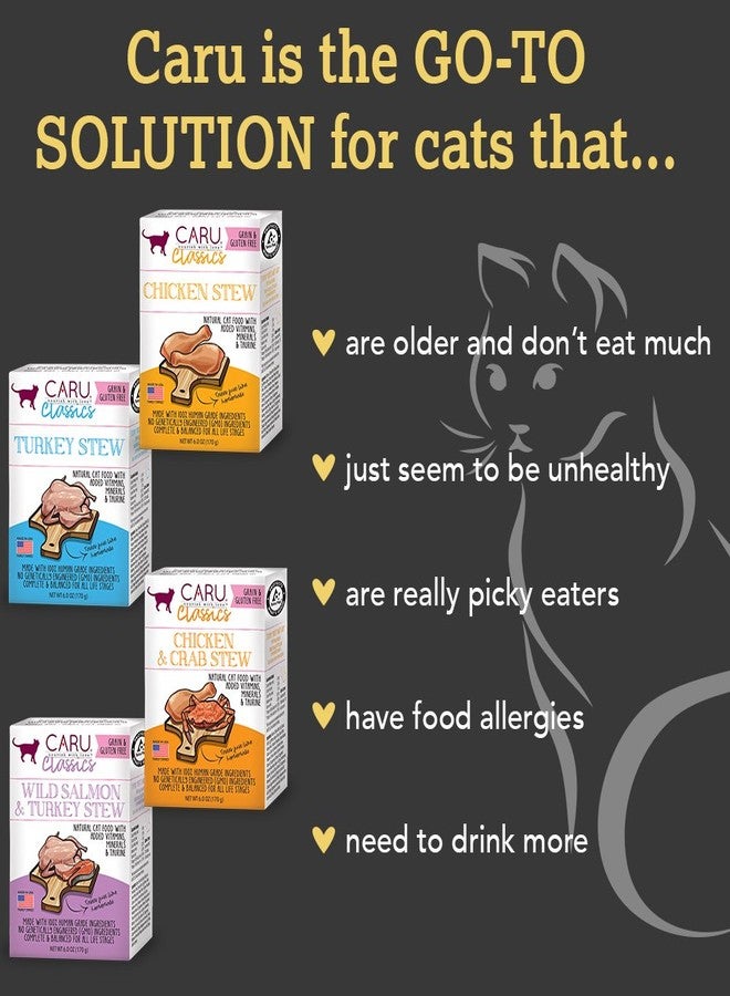 Caru - Chicken Stew For Cats, Natural Cat Food With Added Vitamins, Non-Gmo Ingredients, Complete And Balanced For All Stages Of Life (6 Oz) - Image 5