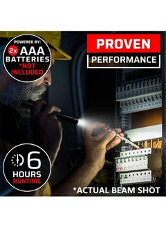 Garlo LED Pocket Pen Light Flashlight [2 Pack] - Small, Mini, Stylus PenLight with Clip - Perfect Flashlights for Inspection, Work, & Repair  - Image 5