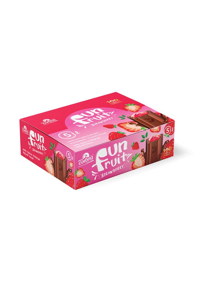 CORONA Fun Fruit Strawberry 40 grams - pack of 12 