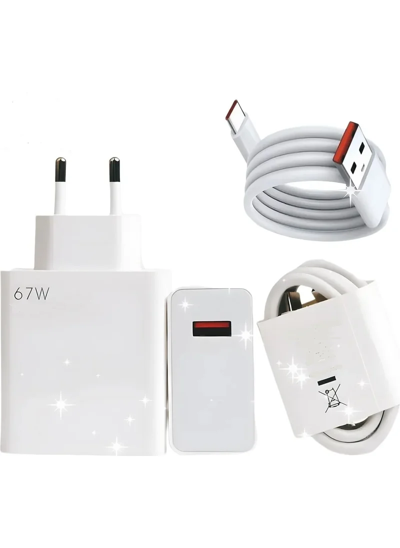 Royaleks Type-C 67W (Watt) Ultra Fast Charger Adapter Cable Set