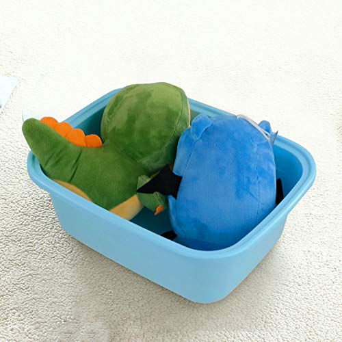 Nicesh 4-Pack Plastic Dishpan, 12 Quart Kitchen Wash Bin, Blue - Image 5