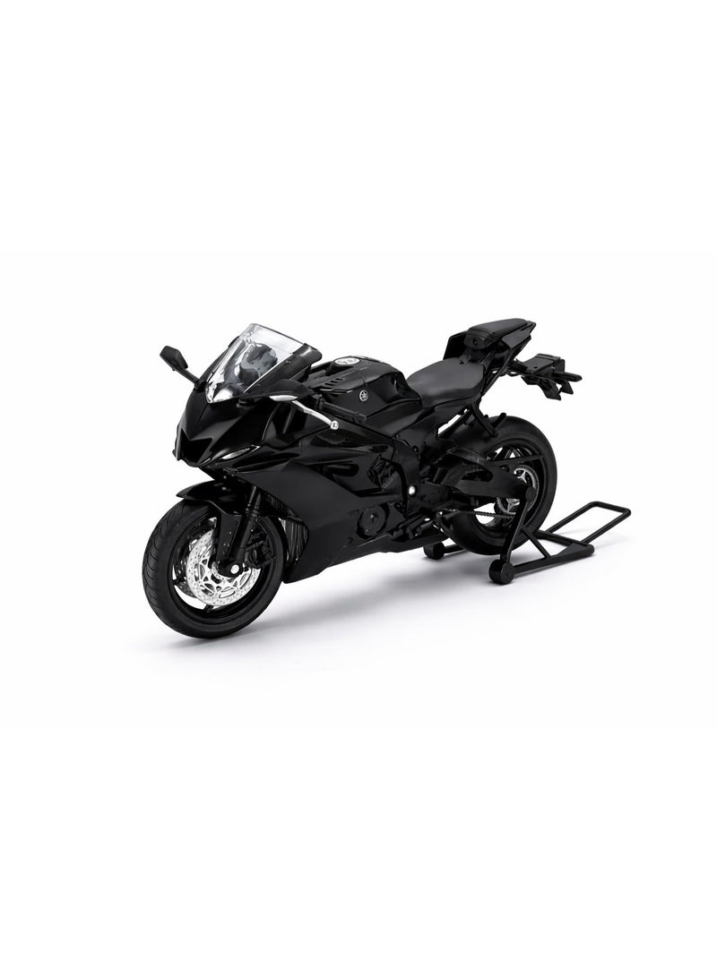 Welly 1:12 Yamaha YZF-R6 Die-Cast Motorcycle Model – Black sport Bike Toy for Kids & Collectors   (Ages 3+) - Image 1