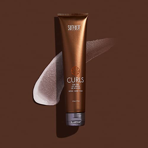 SURFACE Hair Curls Oil Gel Defines Adds Shine and Provides Frizz Free Style Longevity 6 fl oz - Image 3