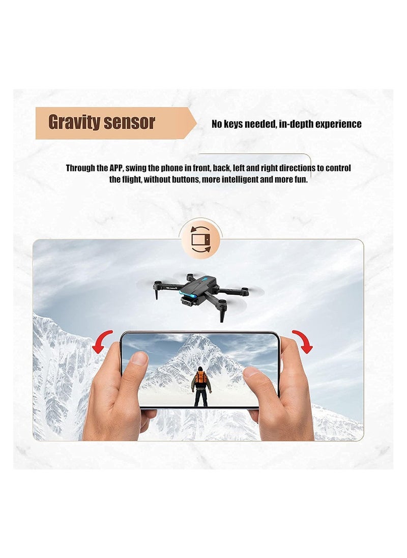 Cool Baby - Drone Toy with 4K HD Dual Camera Smart Hover WiFi FPV RC Quadcopter Gravity Sensor - Image 1