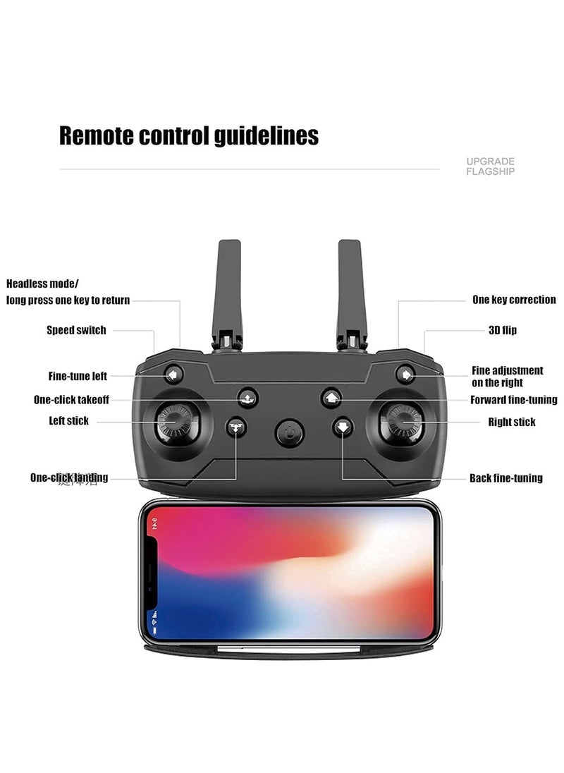 Cool Baby - Drone Toy with 4K HD Dual Camera Smart Hover WiFi FPV RC Quadcopter Gravity Sensor - Image 1