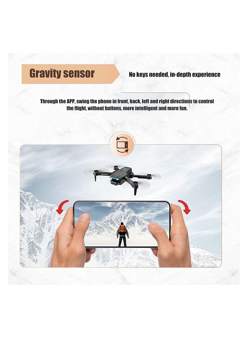 Cool Baby Drone Toy with 4K HD Dual Camera Smart Hover WiFi FPV RC Quadcopter Gravity Sensor - Image 5