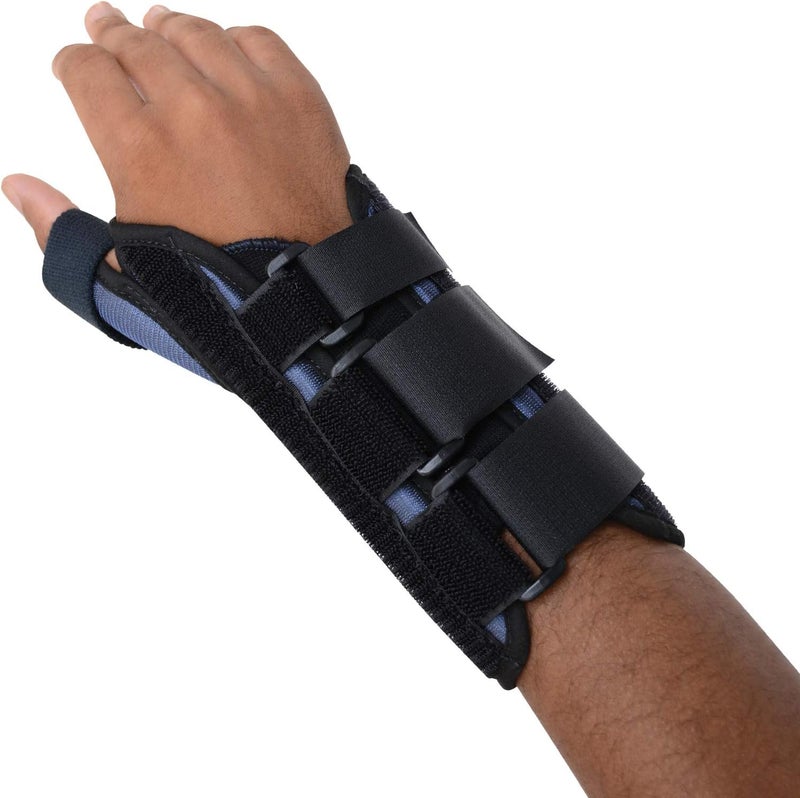 Sammons Preston Thumb Spica Wrist Brace for Left Hand - MC and CMC Joint Support and Stabilizer with Open Finger Design - Image 3