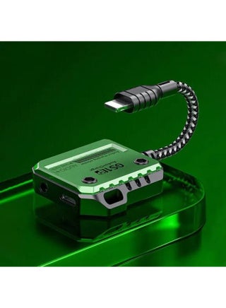 محوّل ايفون لايتنينغ – مدخل سماعة ٣.٥ مم مع شحن سريع لايتنينغ بقدرة 30 واط، تصميم خفيف يدعم التوصيل والتشغيل، صوت نقي عالي الدقة مع بيس قوي وبدون أي تأخير، يدعم المايكروفون مع شريحة معتمدة MFI، مناسب لآيفون ٨ وX و١١ و١٢ و١٣ و١٤ برو ماكس (لايتنينغ) - view 3