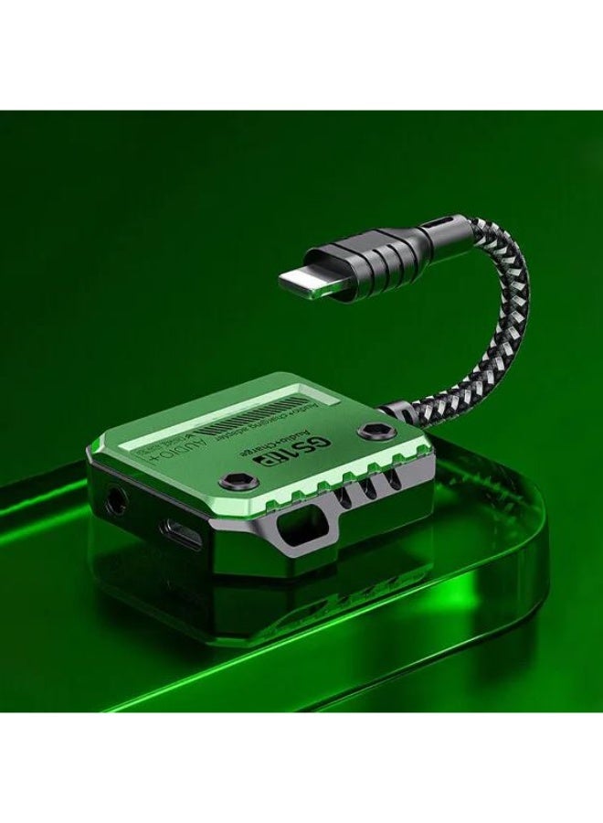 Plextone GS1 Lightning Adapter – 3.5mm Headphone Jack with 30W Lightning Fast Charging, Lightweight Plug-and-Play Design, HD Clear Voice with Extra Bass, Zero Delay, Mic Supported, MFI-Certified Chipset, Perfect for iPhone 8, X, 11, 12, 13, and 14 Pro Max (Lightning) - Image 3