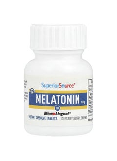 Superior Source Superior Source, Melatonin, 1 mg, 100 MicroLingual® Instant Dissolve Tablets  - Image 3