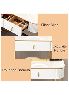 Cool Baby COOLBABY Mini modern simple light luxury Nordic style dressingtable Bedroom new favorite Small makeup table  - Image 4