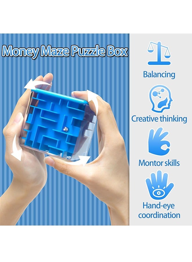 4Pcs Money Maze Puzzle Boxes for Cash Gift, Fun Ways to Give Money as a Gift, Money Maze Puzzle Gift Boxes for Cash Money Gift Ideas for Kids, Adults, Birthday - Image 5