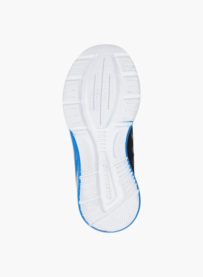 SKECHERS Boys' Printed Sneakers With Hook And Loop Closure - Microspec Max Advance