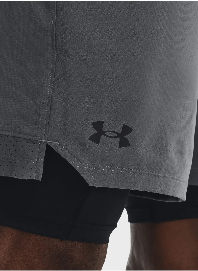 UNDER ARMOUR 2In1 Logo Woven Shorts