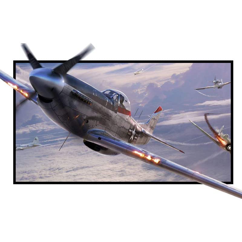 MOIZ [Upgraded] 60 Inch- 4.4Ft x 2.5Ft (Anti-Creased) (Foldable) (Anti-Light) 16:9 4K Eyelet HG Projector Screen (Width 133 cm x 75 cm Height) - Image 3