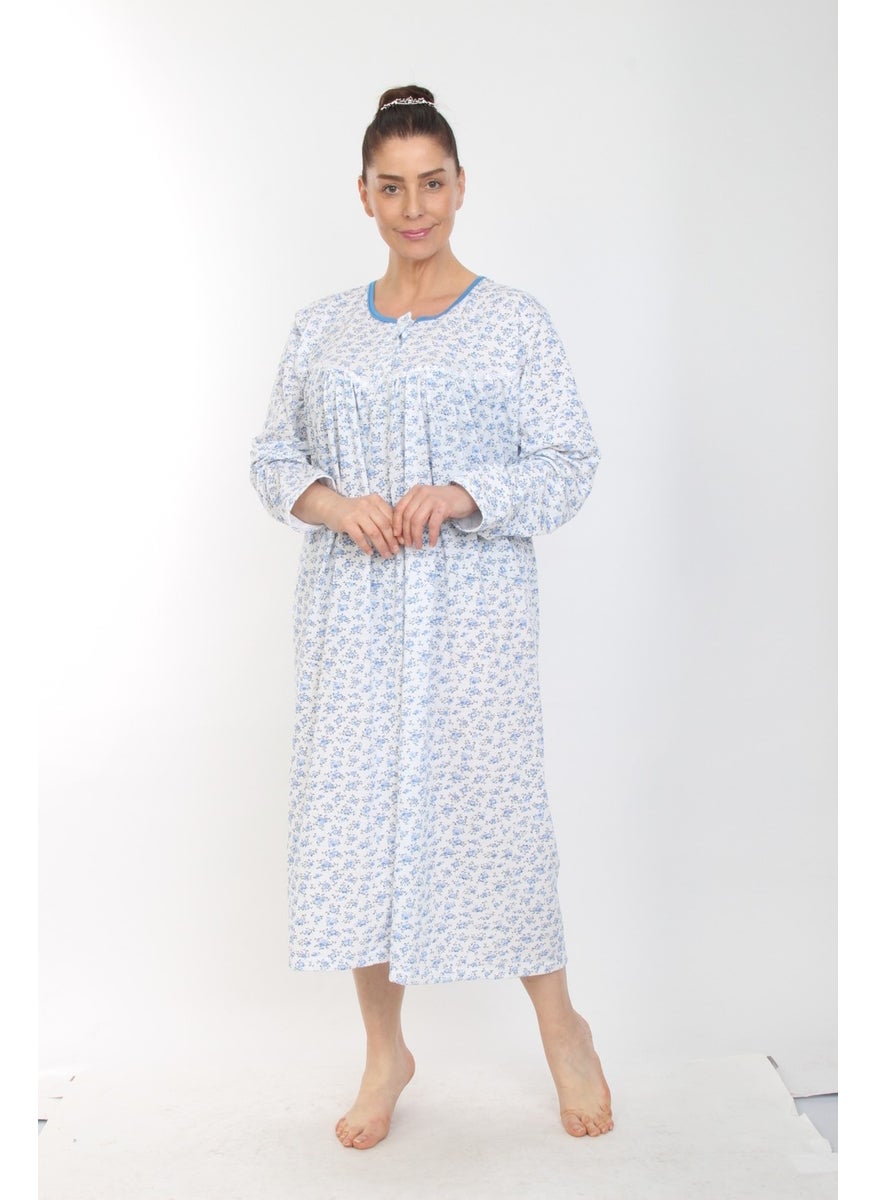 Seva Mother, Hospital Nightgown Oversize Comfortable Summer Cotton Fabric  - Image 3