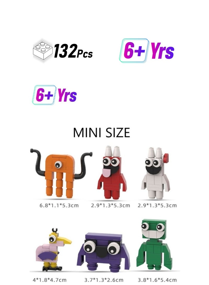 132 Pcs 6-Pieces Mini Set Of Toy Building Blocks Second Quarter Garten Of Banban Gifts For Children'S Day Ideas Toys Gifts For Adult u0026 Kids