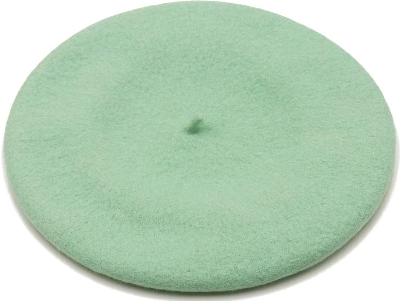 Wheebo Wool Beret Hat,Solid Color French Style Winter Warm Cap for Women Girls Lady - Image 4