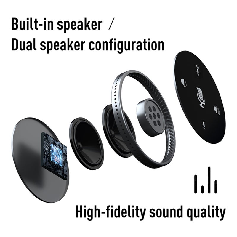 Desktop USB Conference Speakerphone Microphone Built-in Speaker 360° Omnidirectional PC Computer Condenser Mic with Mute Function Volume Adjustment Plug & Play Compatible with Windows Mac for PC Laptop Video Conference Recording Chatting Gaming Online Class Skype VoIP Calls - Image 5