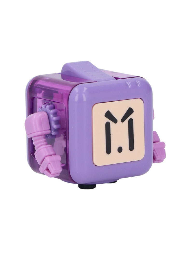 فيلوز لعبة روبوت لتخفيف التوتر، لعبة فيدجيت روبوت محمولة مناسبة للسفر العائلي باللون الأرجواني - Image 4