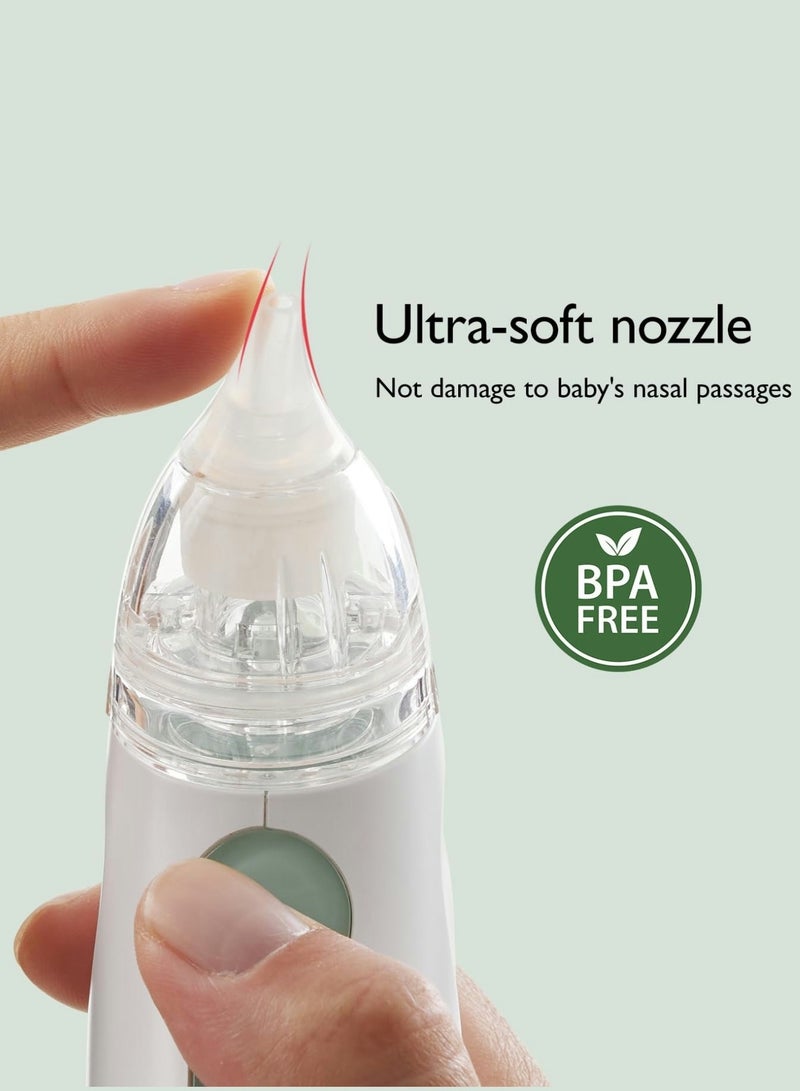 Momcozy Baby Nasal Aspirator, Strong Suction Electric Nasal Aspirator for Baby, Newborn and Toddler, Portable Baby Nose Aspirator Rechargeable with Light and Music - Image 3