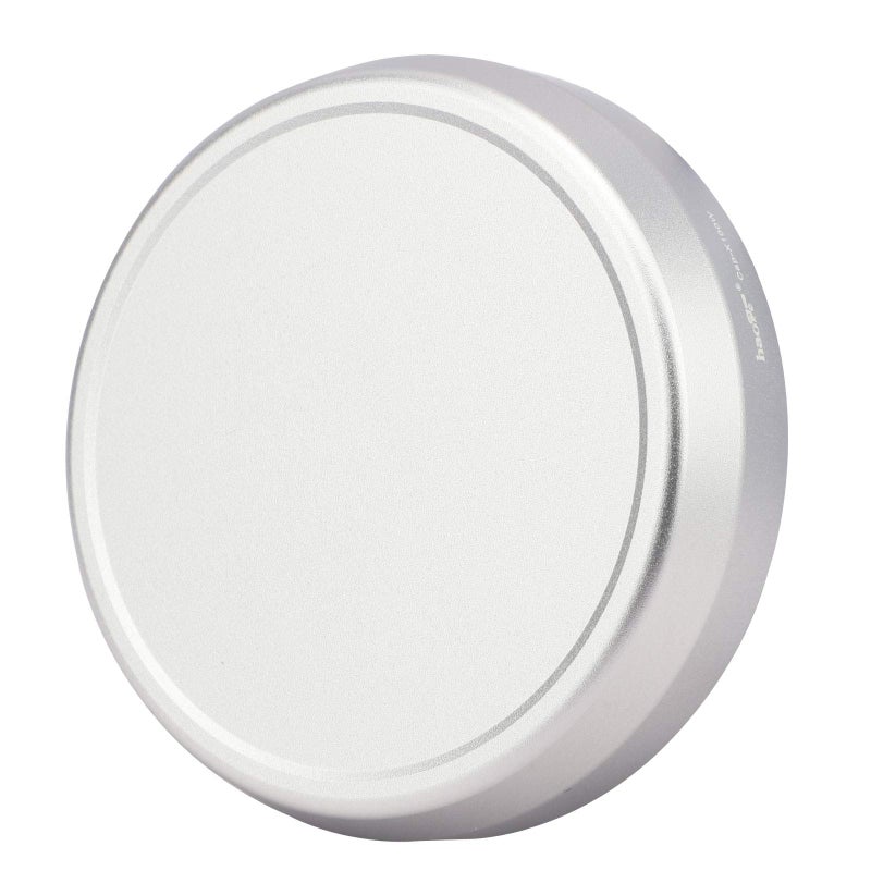 Haoge Cap-X100W Metal Lens Cap for Fujifilm Fuji X100F X100S X100T X100 X70 Camera Silver - Image 2