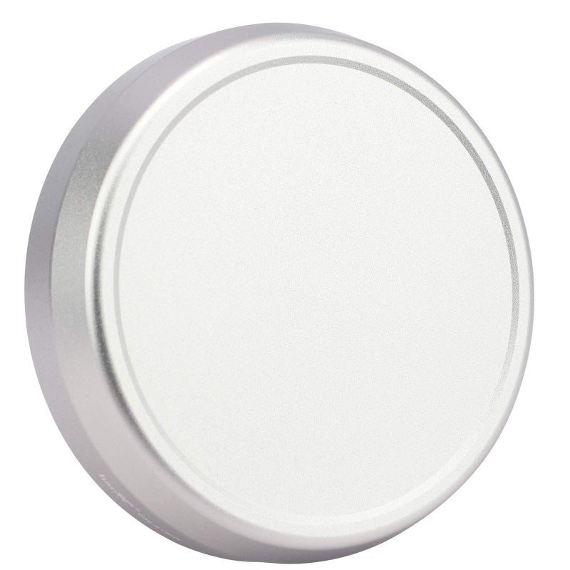 Haoge Cap-X100W Metal Lens Cap for Fujifilm Fuji X100F X100S X100T X100 X70 Camera Silver - Image 1