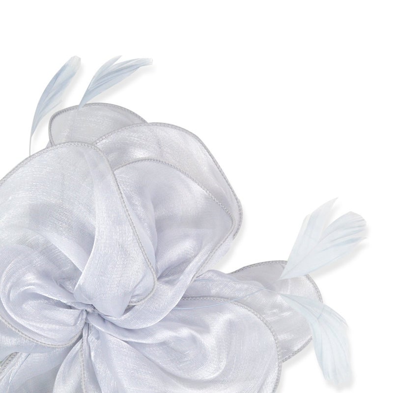 DRESHOW Fascinators Hat Tea Party Headwear Ribbons Feathers on a Headband and a Clip for Women - Image 3