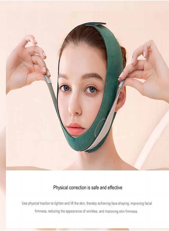 Reusable V Shape Lift Mask - Breathable V Shape Lift Straps - Face Slimming Straps for Men and Women - Chin Straps for Skin Elasticity and Tightening Support